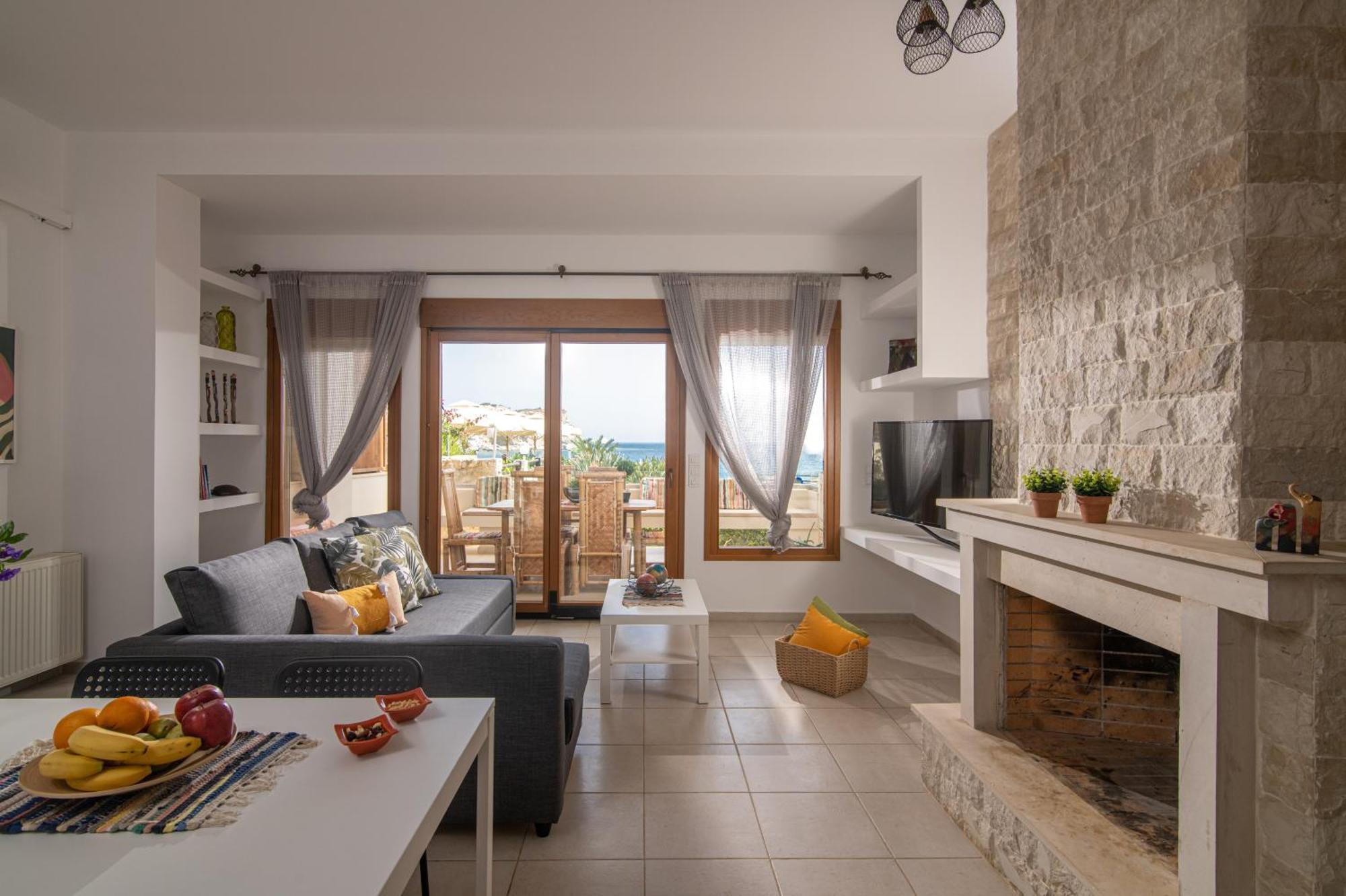 Beachfront Green Apt-Ligaria Beach Extérieur photo